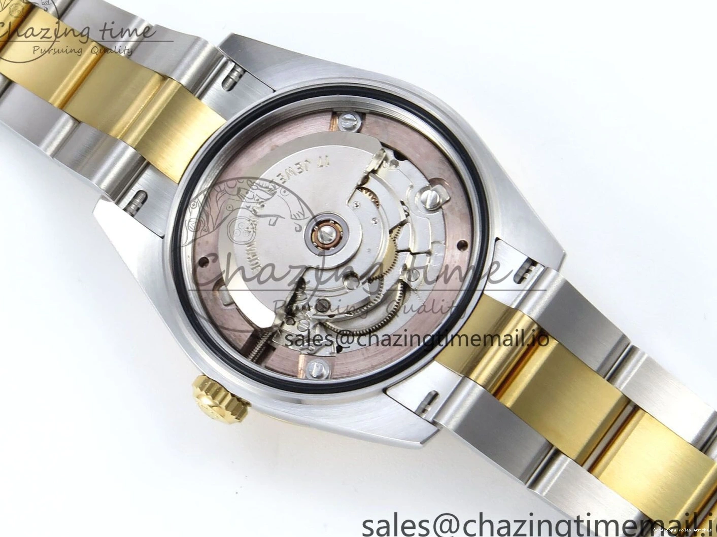 Rolex copies cheap SS 402 ETA YG Bracelet Steel 904L 1:1 ARF Silver OdorResistant 278383RBR Best DateJust Bezel Dial Diamonds 31 on Oyster Edition Diamonds 1103